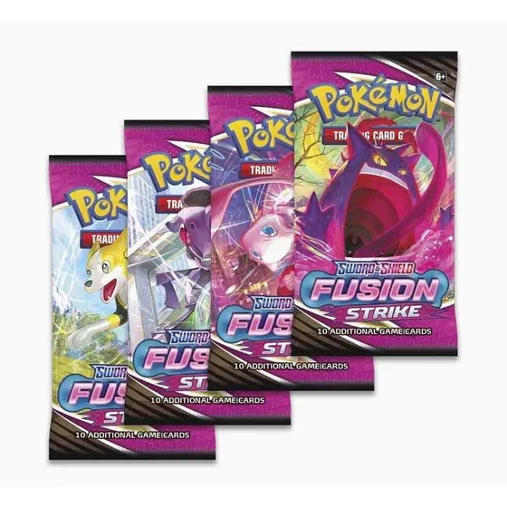 8 Sobres Pokémon Sword&shield-fusion Strike Alternativa Flex