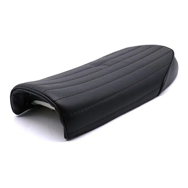 Asiento Moto Negro Chopper Cafe Racer Custom 2personas Linea