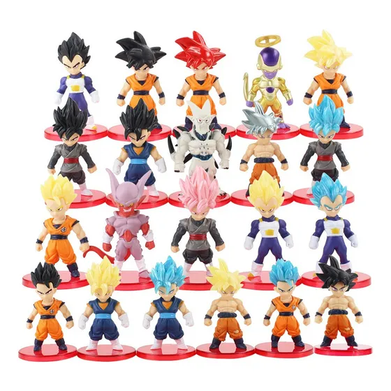 Bestkit Dragon Ball Con 21 Figuras Colección Goku Completa