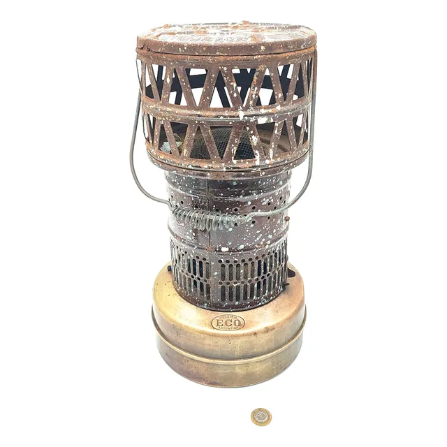 Estufa Calentador Eco Antiguo Bronce - Antiguedades