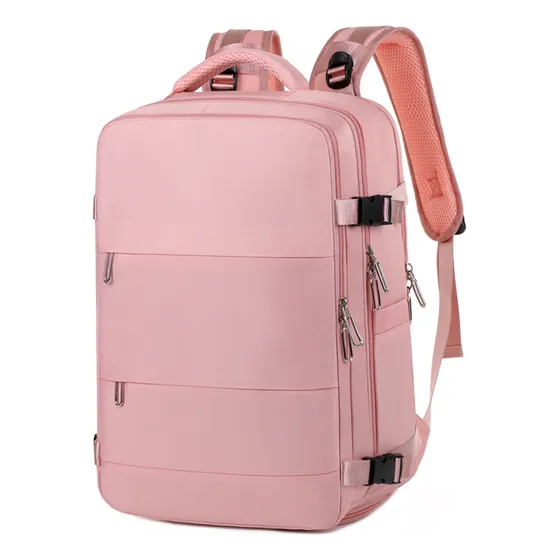 Mochila Multifuncional Equipaje De Mano Porta Notebook Color Rosa