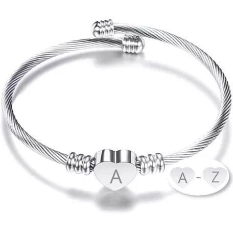 Pulsera Mujer Letra Inicial Personalizada A-z Gift Bracelet 