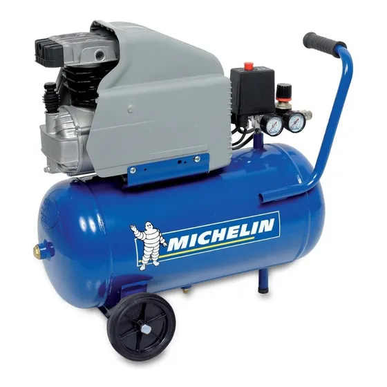 Compresor Monofasico Michelin 24 Lts Mb24 2hp 8 Bar