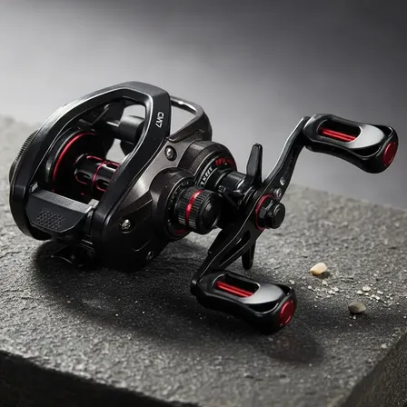 Carretilha Pesca Saint Voxxi Cm7 Super Leve 6+1 Rol Drag 5kg Casting 150g (vinho) Direito