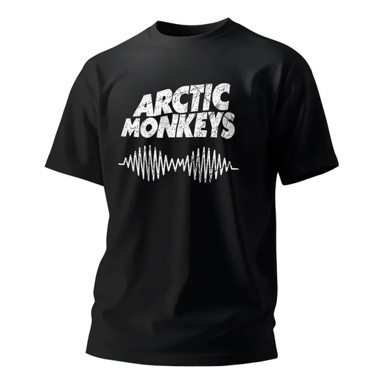 Camiseta Masculina Arctic Monkeys Banda Rock Blusa Algodão