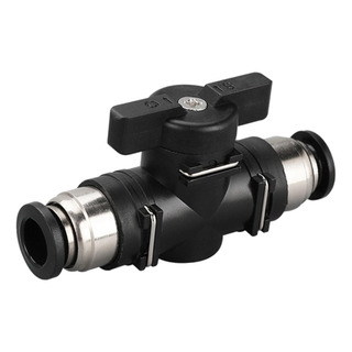 Válvula De Bola Neumática Push To Connect Fittings Buc 6mm Válvula De Bola Neumática Push To Connect Fittings Buc 6mm