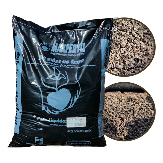 Substrato Maxfertil 50 Litros Casca De Pinus E Npk