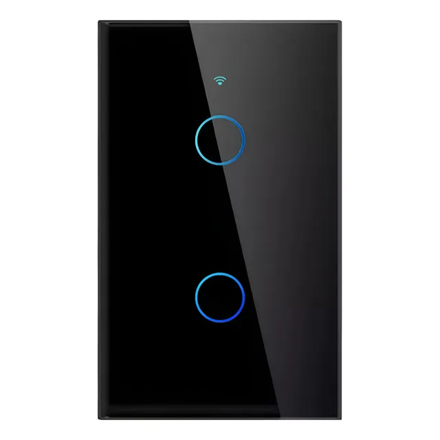 Switch Inteligente Táctil Wifi Alexa Google Siri *2 Botones*