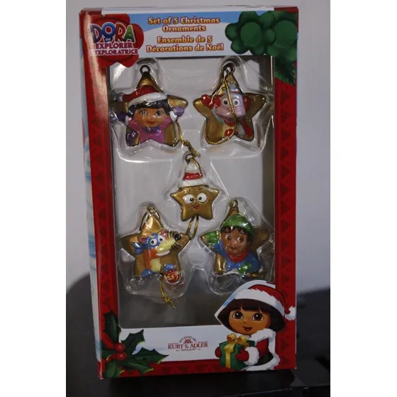 Figuras Navideña Dora La Exploradora Packs Kurts, Adler  