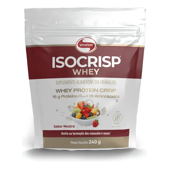 Isocrisp Whey Pouch 240g Vitafor