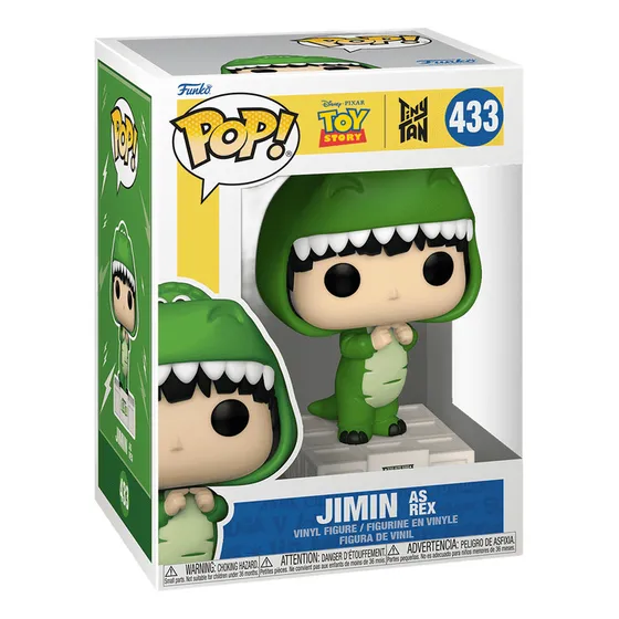 Funko Pop Jimin As Rex #433 Bts Toy Tinytan Pixar