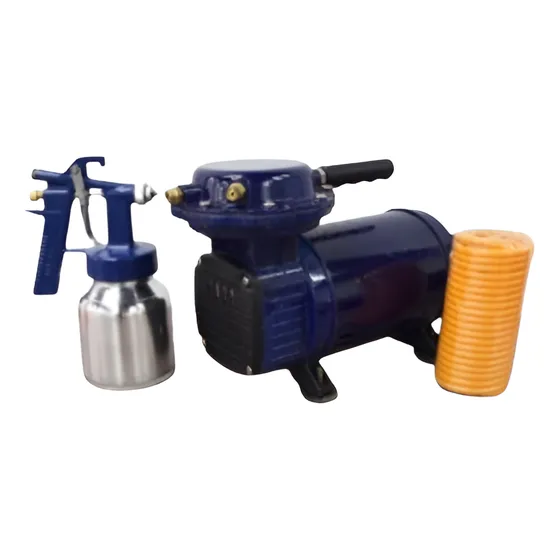 Mini Compresor Para Pintar 350w 0,3hp Saco