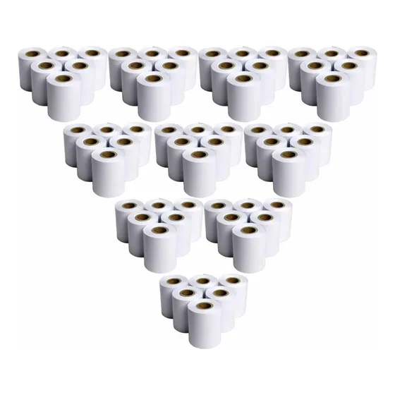 60 Rollos Papel Impresión Térmica 57*50mm, Ticket