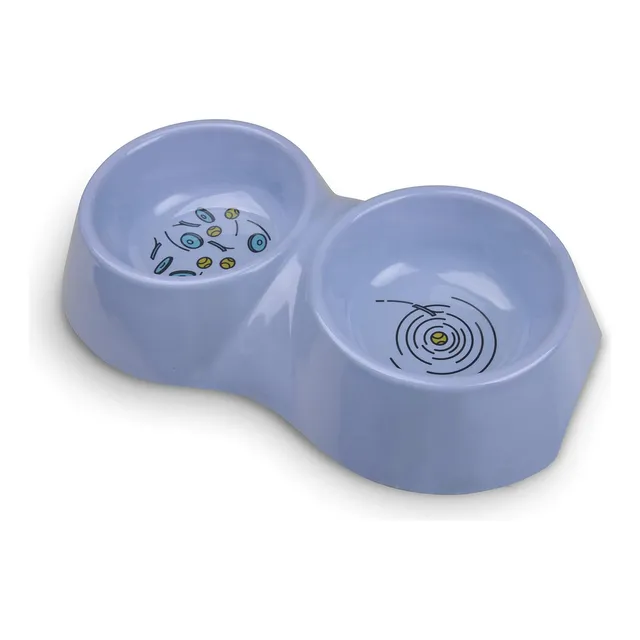 Tazón Para Perros Van Ness Pets Ecoware De Doble Plato, Base