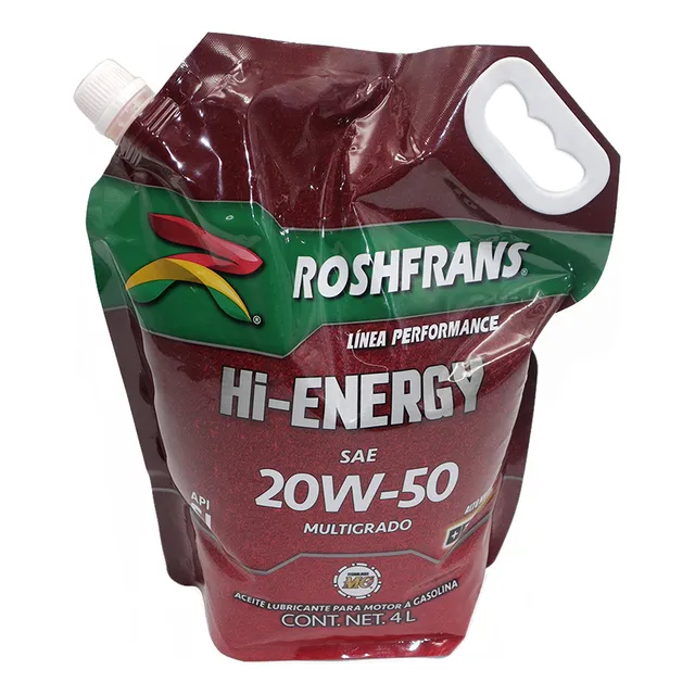 Aceite Motor Roshfrans 20w-50 Multigrado Hi-energy 4 L