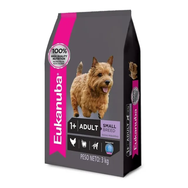 Alimento Eukanuba Adult Raza Grande para perro adulto de raza pequeña sabor mix de 3 kg