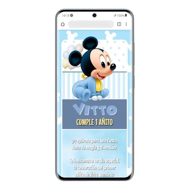 Tarjeta Invitacion Digital Interactiva Mapa Musica Whatsapp