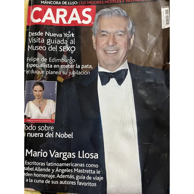 Revista Caras: Mario Vargas Llosa