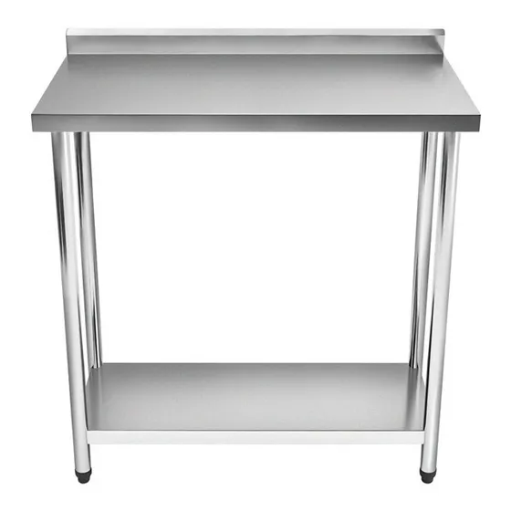 Mesa Aço Inox Ind C/ Espelho - 100x50x90cm - Brascool Md3058