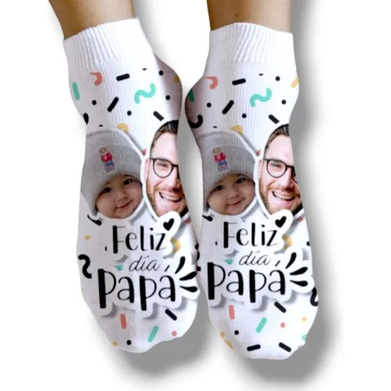 Medias Soquetes Personalizadas Día Del Padre