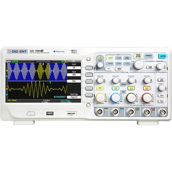 Osciloscopio Siglent 100 Mhz 4 Canales 2gsa/s Mod Sds1104cfl