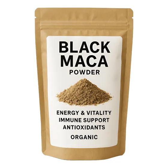Maca Negra Pura Orgánica Premium- Energía Y Vitalidad 1 Kilo