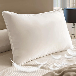 Almohada De Plumas De Ganso Estándar, Soporte Firme Almohada De Plumas De Ganso Estándar, Soporte Firme
