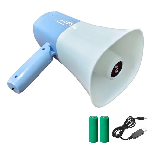 Megáfono Portátil Recargable Usb  Grabadora 700m 2 Pilas