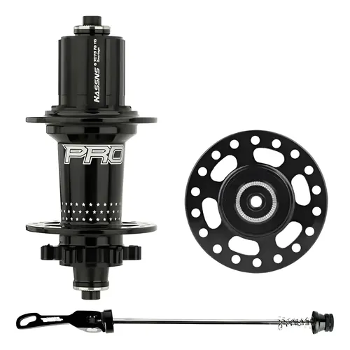 Par Cubo Gta Rolamento Rosca Alumínio V-brake 36 Furos Cor Laranja