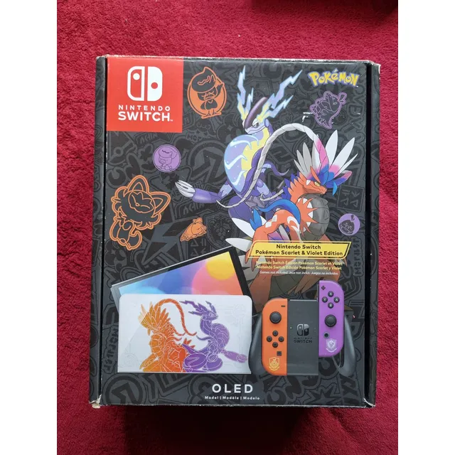 Consola Nintendo Oled Switch Pokémon Escarlata Y Violeta Lim
