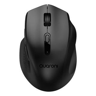 Mouse Inalámbrico Quaroni Ergonómico Óptico 2400 Dpi 4 Nivel Color Negro Mouse Inalámbrico Quaroni Ergonómico Óptico 2400 Dpi 4 Nivel Color Negro