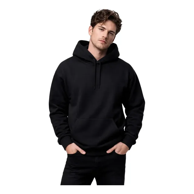 Moda 41 Blusa De Frio Moletom Estilo Canguru Com Capuz Bolso Macio