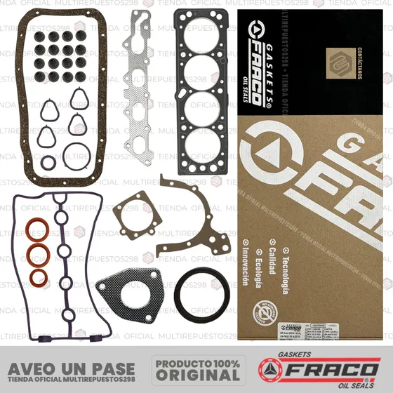 Juego Empacadura Aveo Chevrolet 2012 2013 2014 2015 1.6