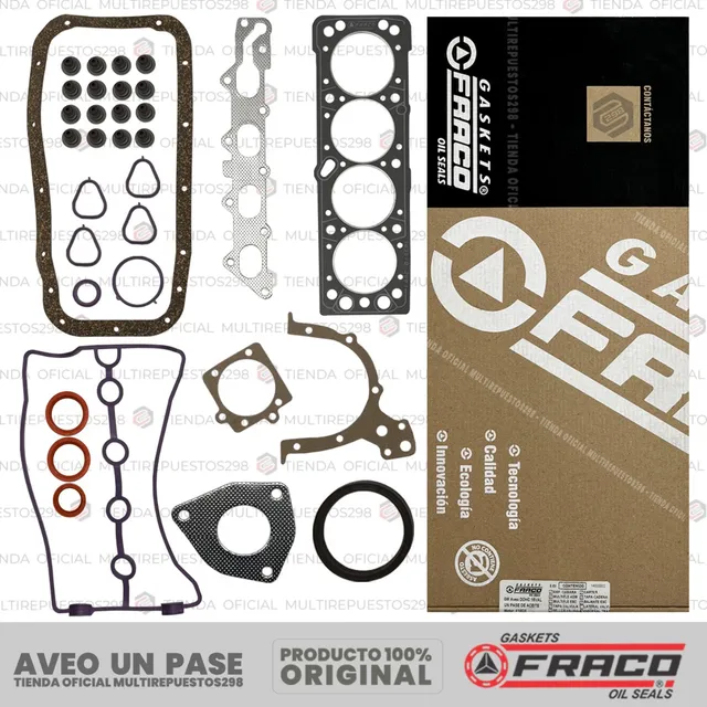 Juego Empacadura Aveo Chevrolet 2012 2013 2014 2015 1.6