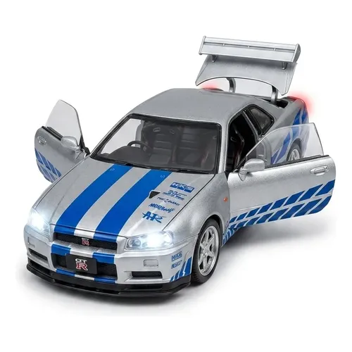 Miniatura Nissan Skyline GT-R R34 V-Spec N1 Tuned 1:64 Inno64