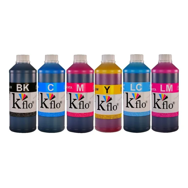 Kit Tintas Marca Kflo Para T673 L800 L805 L810 L850 L1800 Tinta Una Por Color