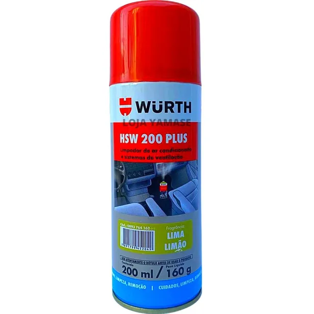 Higienizador De Ar Condicionado Hsw200 Wurth Lavanda E Lima