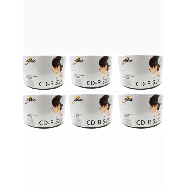 Cd Cursor Logo 52x  6 Pack 50 Unidades Cada Uno