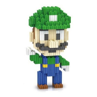 Luigi De Super Mario Bros Mini Blocks Luigi De Super Mario Bros Mini Blocks
