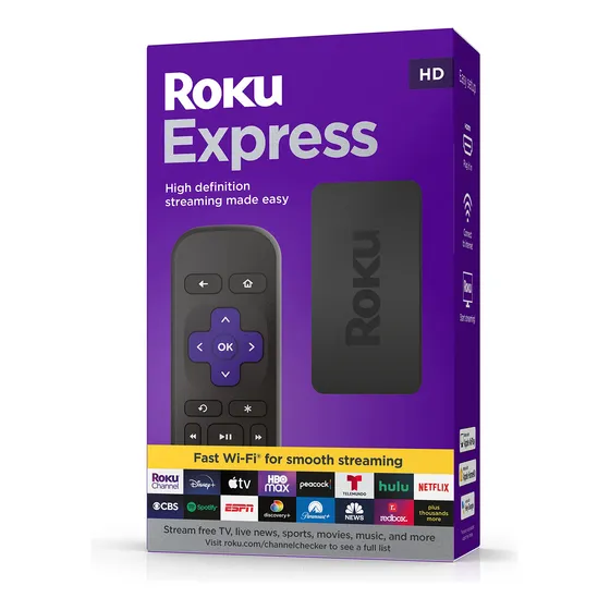 Roku Express Hd Dispositivo De Streaming Con Control Remoto