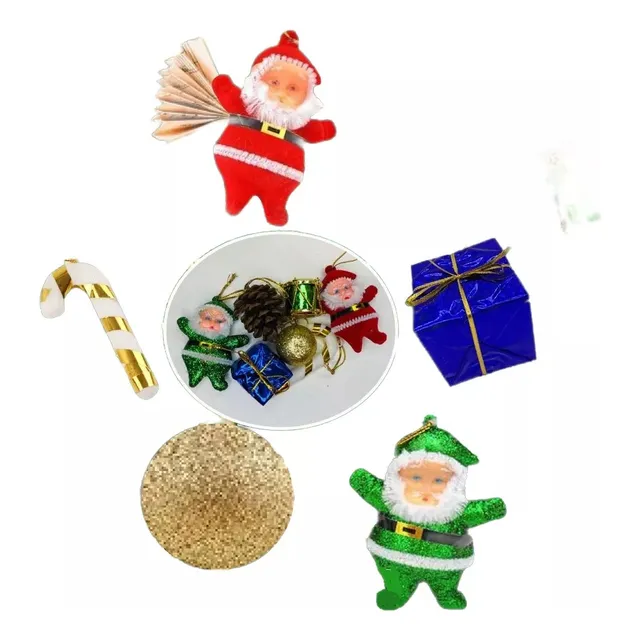 Set X7 Adornos Navideños Para Árbol