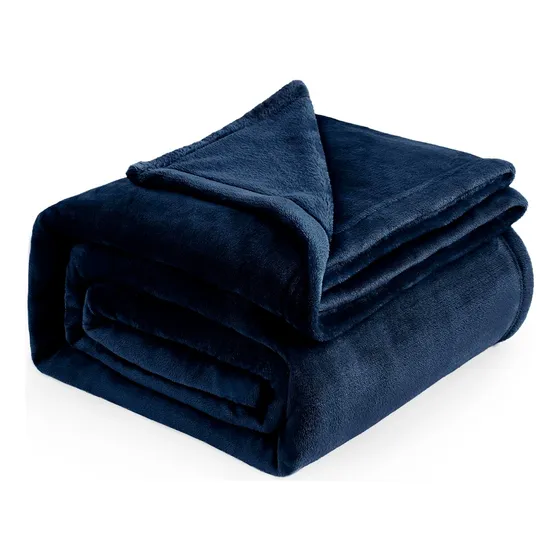 Cobijas Piel Conejo Térmica Unicolor Cama Doble O Semidoble