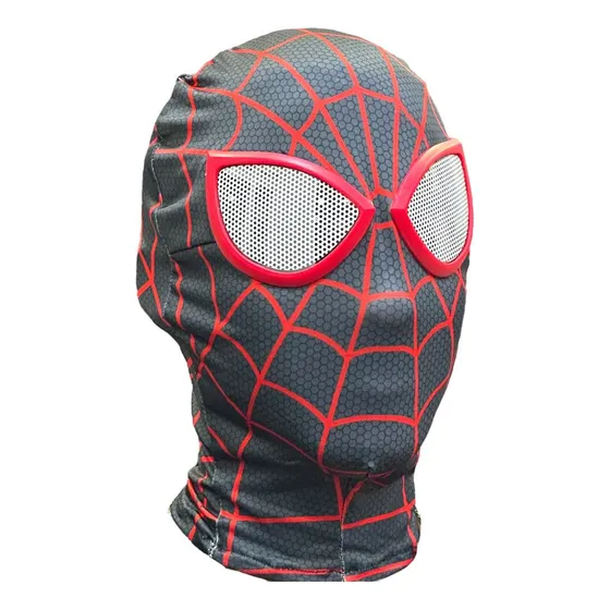Mascara Cosplay Spiderman Miles Morales Spider Woman Marvel