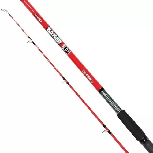 Caña De Pesca Waterdog Baker 270m Variada 40-80gr 2 Tramos Color Rojo