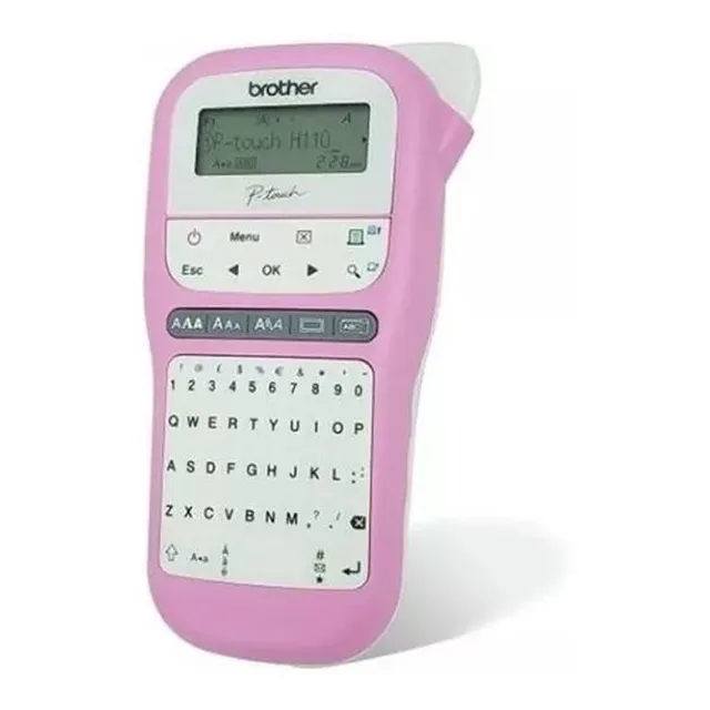 Rotuladora Brother Pt-h110 Portátil Color Rosa