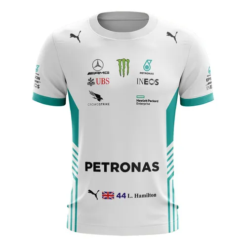 Camisa Dry Fit Uv50+ Mercedes Hamilton 2022 F1