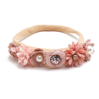 (6 #mold) Diadema Con Flores Para Bebé Recién Nacido De Cien (6 #mold) Diadema Con Flores Para Bebé Recién Nacido De Cien