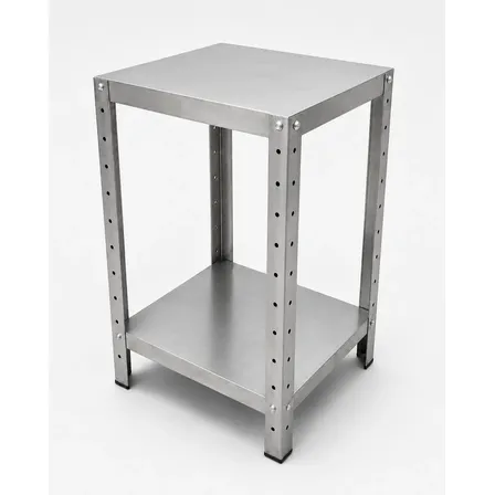 Mesa Bancada Auxiliar 100% Inox Industrial Cozinha Reforçada