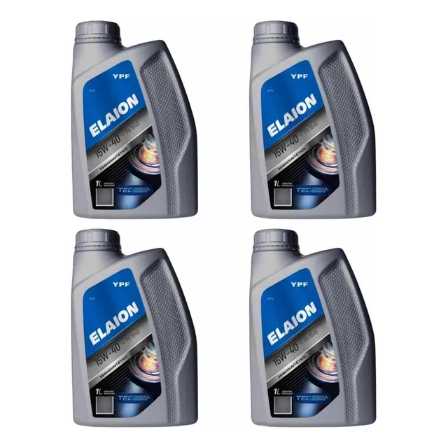 Kit Com 4 L Oleos Motor 15w40 Semi Sintetico Elaion Ypf
