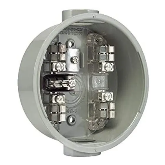 Base Para Medidor 220v (con Quinta Terminal/seguro) Iusa 